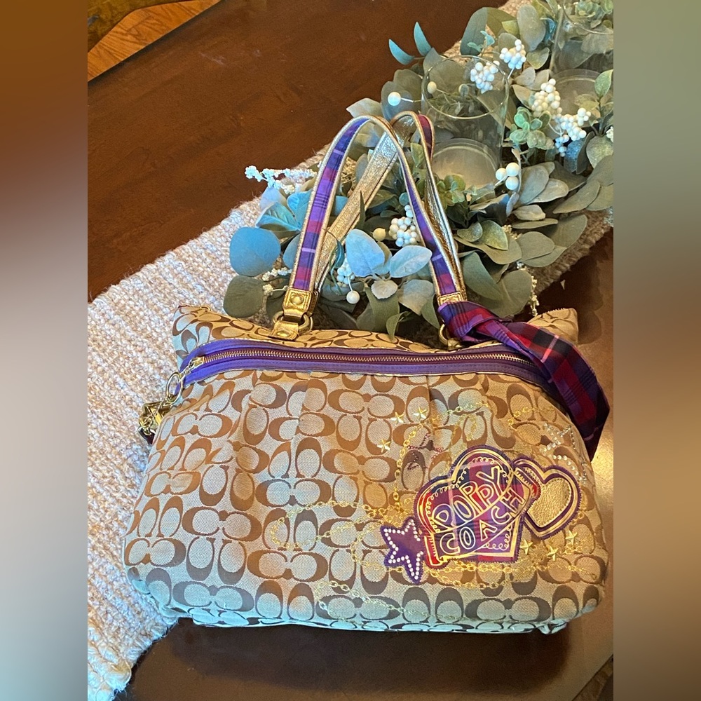Coach Khaki Signature Poppy